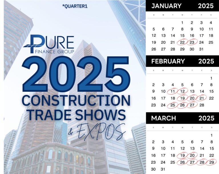 2025 Construction Trade Shows & Expos (Quarter 1) Pure Finance Group